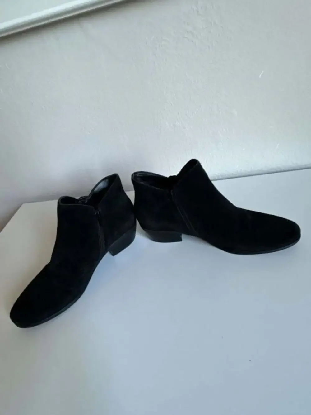 Jack Rogers Peyton Black Suede Ankle Booties